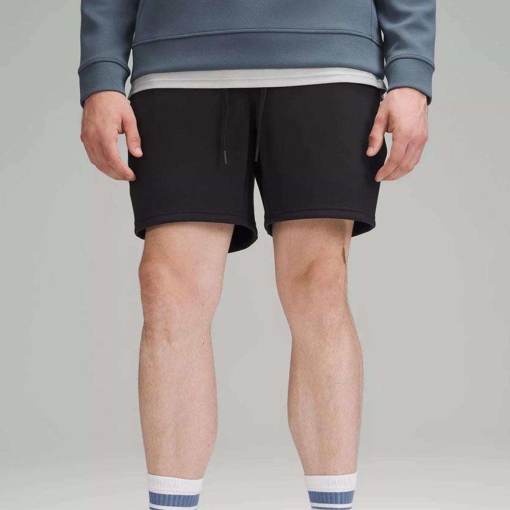 Lululemon Smooth Spacer Short 7" Black Medium New With Tags